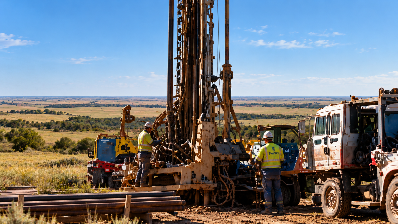 Well-plugging operation in Oklahoma